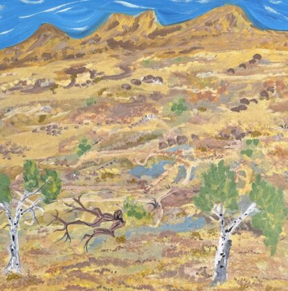 My Grandmothers Country-Elizabeth Ngwarra Bonney - Painting - Elizabeth Ngwarraye  Bonney