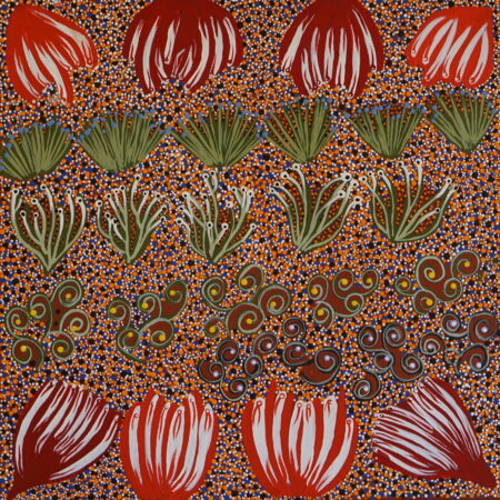 Bush Flowers - Painting - Una Pula Beasley