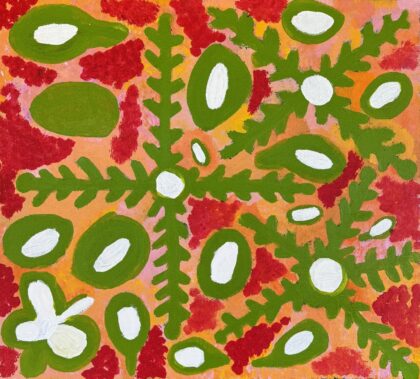 Bush Tucker - Maisie Petyarre Bundey;- - Painting - Maisie Petyarre Bundey