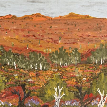 My Grandmothers Country-Elizabeth Ngwarra Bonney - Painting - Elizabeth Ngwarraye  Bonney