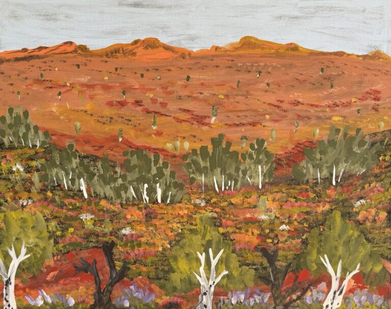 My Grandmothers Country-Elizabeth Ngwarra Bonney - Painting - Elizabeth Ngwarraye  Bonney