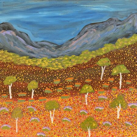 My Mothers Country - Eileen Bonney - Painting - Eileen Kemarre Bonney