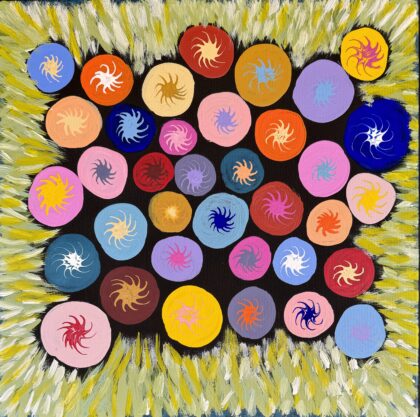 Bush Flowers - Painting - Fiona  Corbett