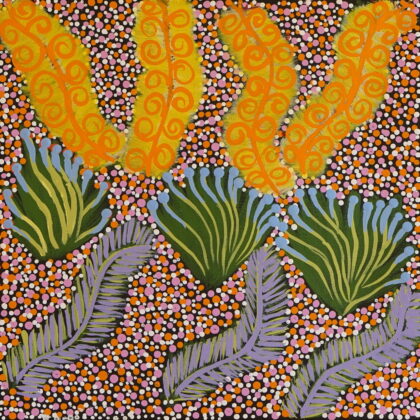 Bush Flowers - Painting - Una Pula Beasley