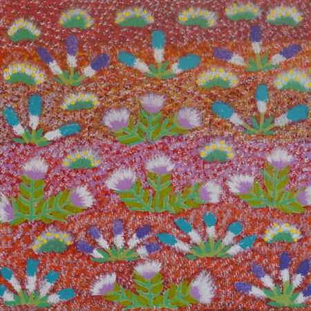My Fathers Seed Dreaming - Lulu Teece - Painting - Lulu Pitjara Teece