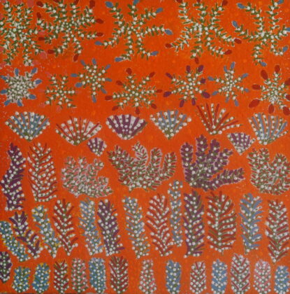 Bush Flowers - Painting - Danielle Ngwarraye Turner