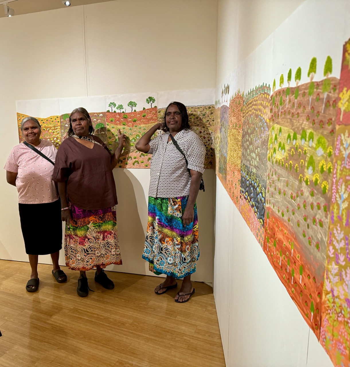 Kathleen, Elizabeth and Denise at Desertmob 24