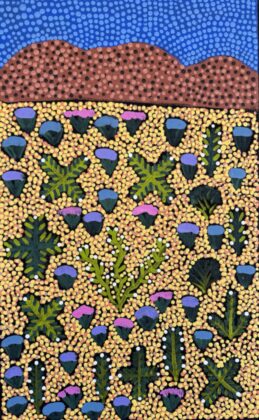 Bush Flowers - Painting - Rosemary Ngwarraye Turner