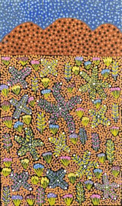 Bush Flowers - Painting - Rosemary Ngwarraye Turner