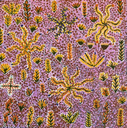 Bush Medicine Plants - Painting - Daisy Kemarre Turner