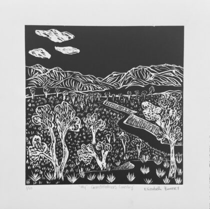 Elizabeth Ngwarraye Bonney - My Grandmothers Country - Print - Elizabeth Ngwarraye  Bonney