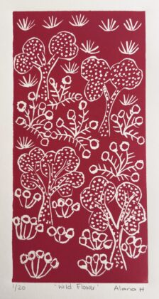 Alana Ngwarraye Holmes - Wild Flowers - Print - Alana  Ngwarraye Holmes