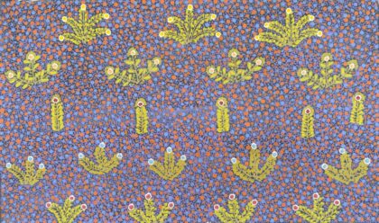 Bushflowers - Lotoya Petrick - Painting - Latoya  Ngwarraye Petrick
