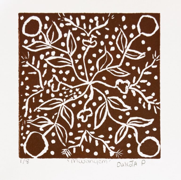 Dakota Ngwarraye Petrick - Mwanyen (Bush Tomatoe) - Print - Dakota Ngwarraye Petrick
