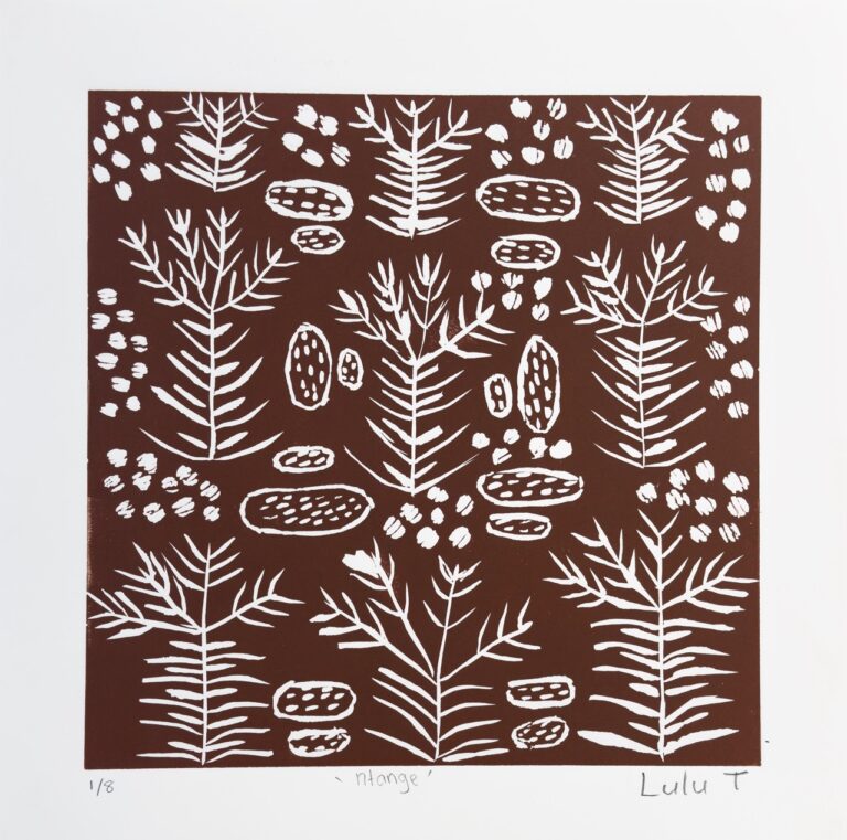 Ntang Native Seeds - Print - Lulu Pitjara Teece