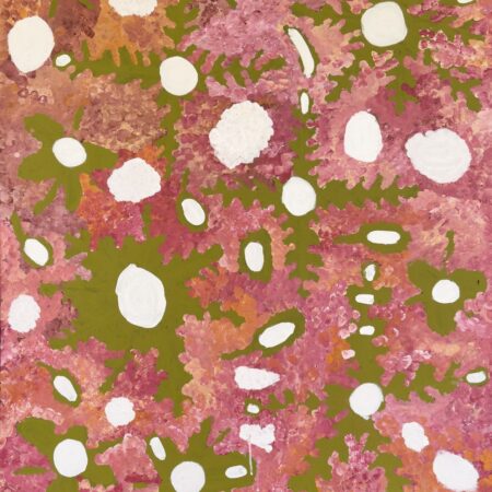 Maisie Petyarre Bundey - Bush Tucker - Painting - Maisie Petyarre  Bundey