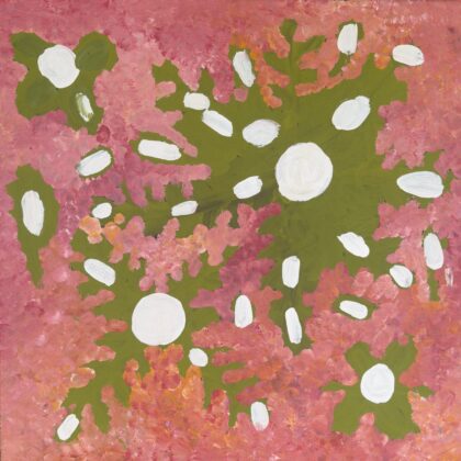 Maisie Petyarre Bundey - Bush Tucker - Painting - Maisie Petyarre  Bundey