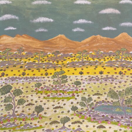 Valerie Kemarre Ross - My Mothers Country - Painting - Valerie Kemarre Lewis