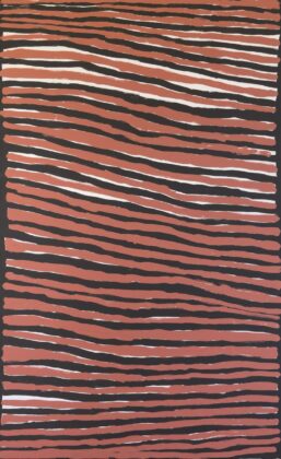 Maisie Petyarre Bundey - Anhelengkw (Emu) Dreaming - Painting - Maisie Petyarre  Bundey
