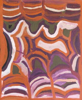 Maisie Petyarre Bundey - Anhelengkw (Emu) Dreaming - Painting - Maisie Petyarre  Bundey