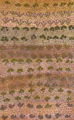 Nancy Pitjara Frank - Bush Flowers - Painting - Nancy Pitjara Frank