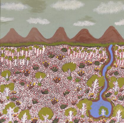 Susan Ngwarraye Philomac - Spring Creek - Painting - Susan  Ngwarraye Philomac