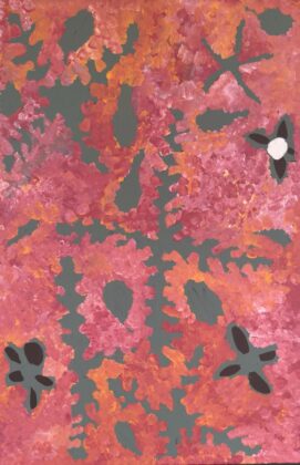 Maisie Petyarre Bundey - Anhelengkw (Emu) Dreaming - Painting - Maisie Petyarre  Bundey