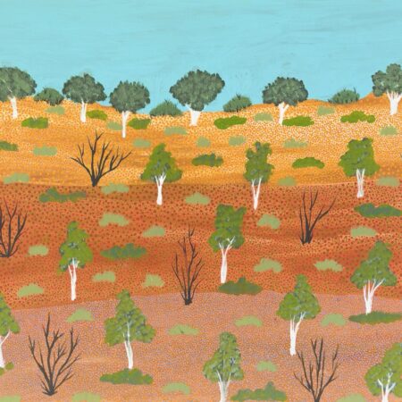 Alec Pula Lewis - View of Country - Painting - Alec  Pula Lewis