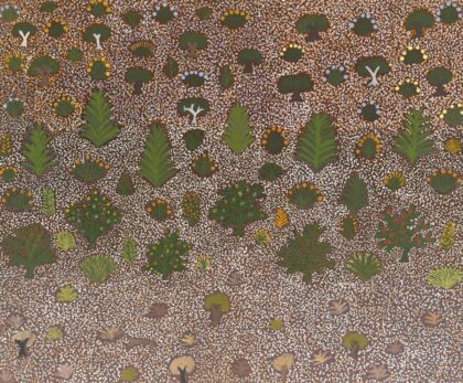 Summer Bush Tucker - Painting - Karen Kemarre Lewis