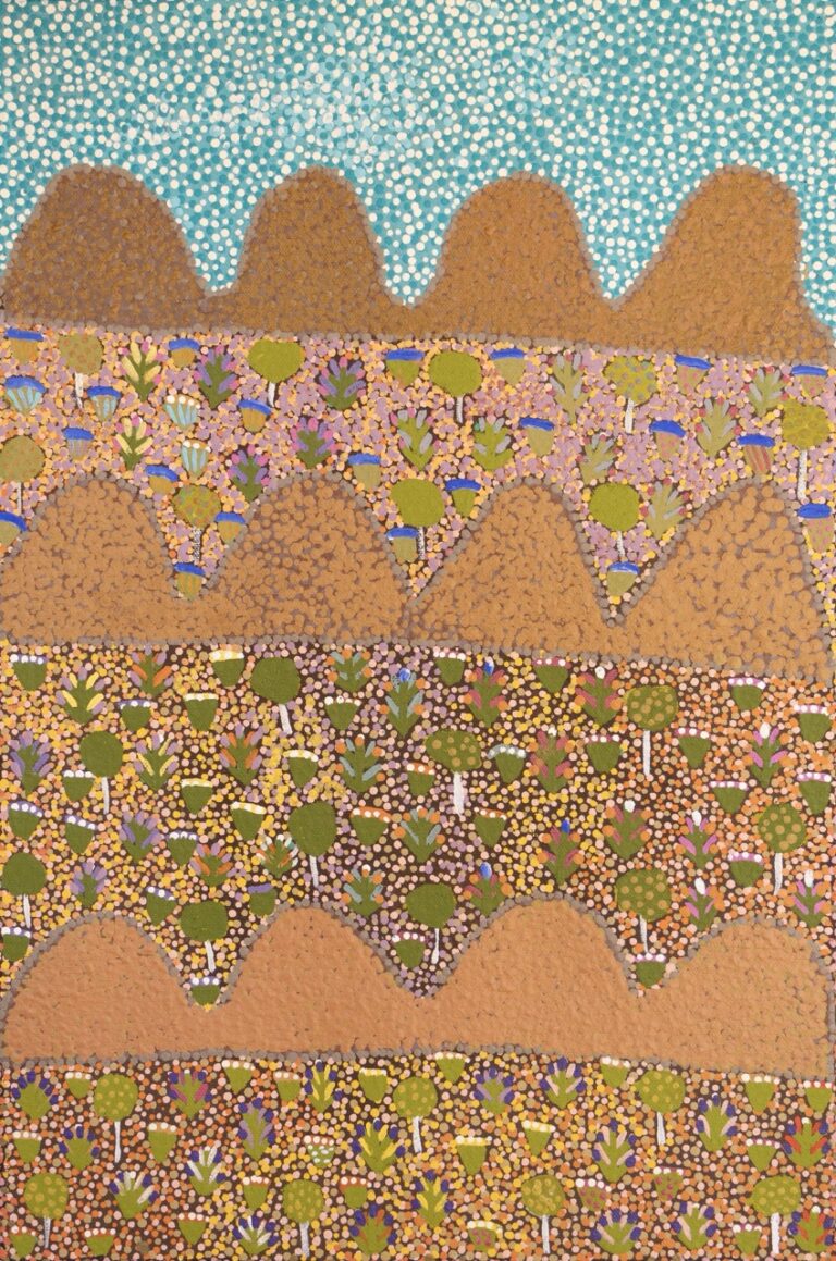 Desma Ngwarraye Turner - My Country - Painting - Desma Ngwarraye Turner