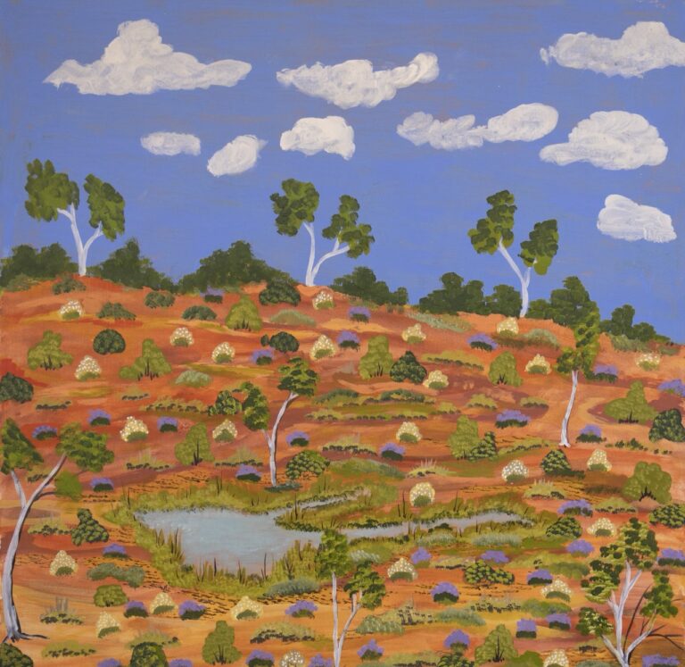 Elizabeth Ngwarraye Bonney - After the Bushfire - Painting - Elizabeth Ngwarraye  Bonney