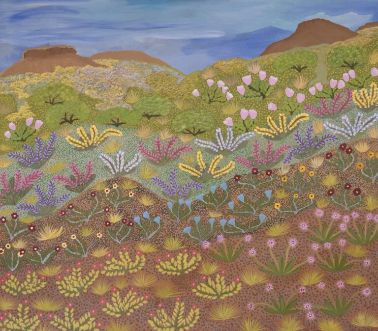 Kathleen Nanima Rambler - Mulangke Aherne (Beautiful Land) - Painting - Kathleen Nanima Rambler