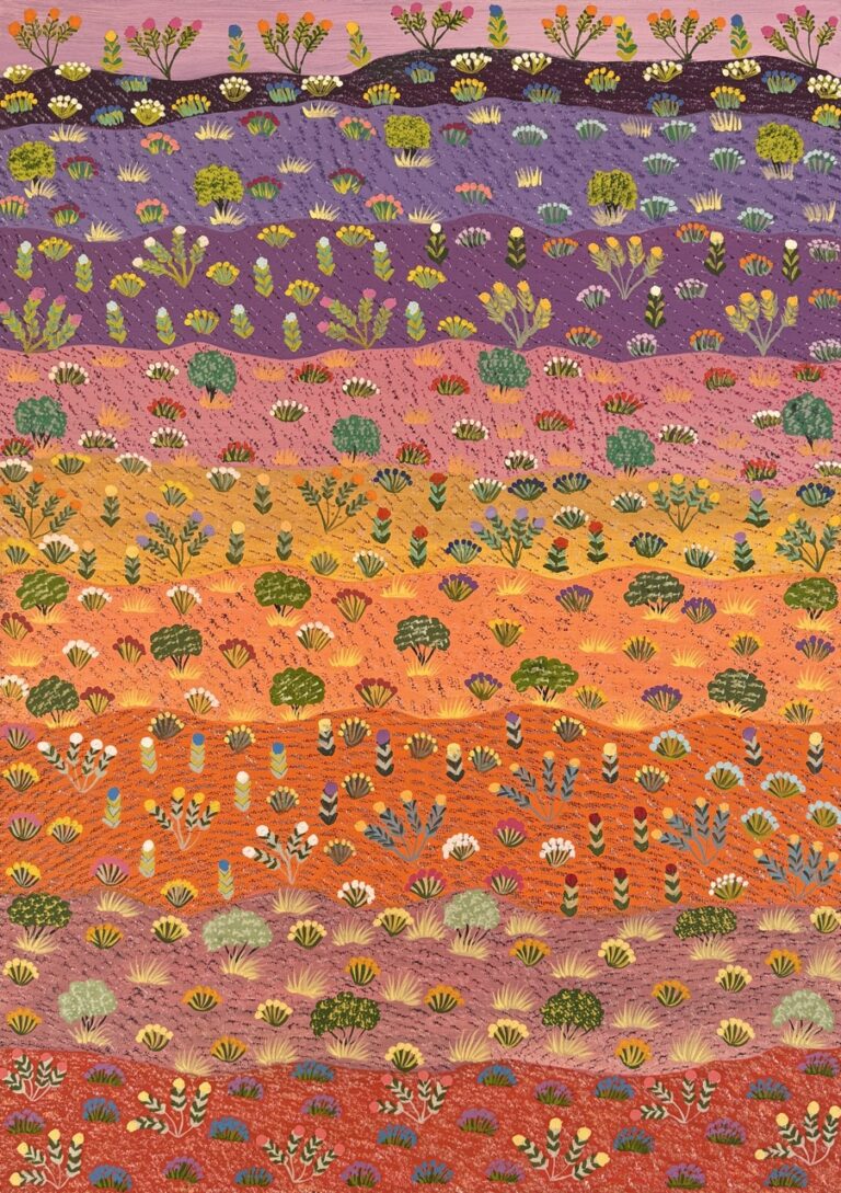 Michelle Pula Holmes - My Country - Painting - Michelle Pula Holmes