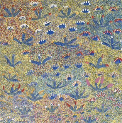 Sandra Pula Teece - Bush Medicine Plants - Painting - Sandra Pula Teece