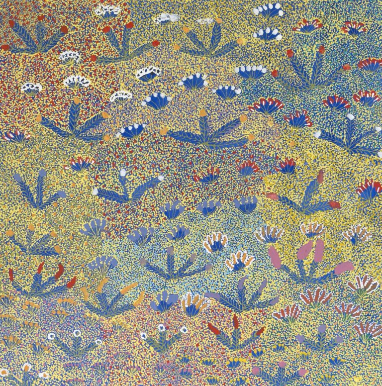 Sandra Pula Teece - Bush Medicine Plants - Painting - Sandra Pula Teece