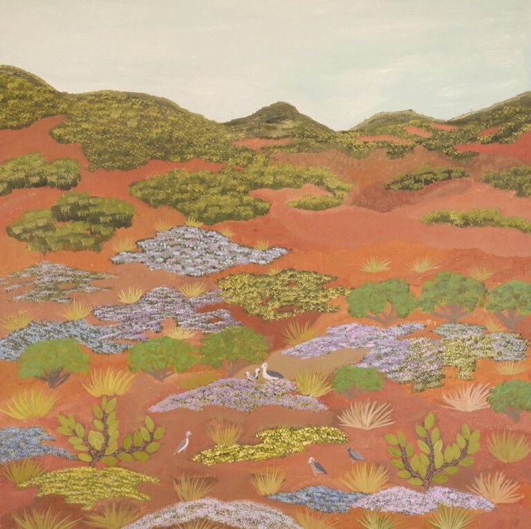 Kathleen Nanima Rambler - My Fathers Country - Painting - Kathleen Nanima Rambler