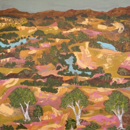 My Grandmothers Country-Elizabeth Ngwarra Bonney - Painting - Elizabeth Ngwarraye  Bonney