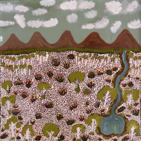 Susan Ngwarraye Philomac - Spring Creek - Painting - Susan  Ngwarraye Philomac