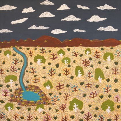 Susan Ngwarraye Philomac - Spring Creek - Painting - Susan  Ngwarraye Philomac