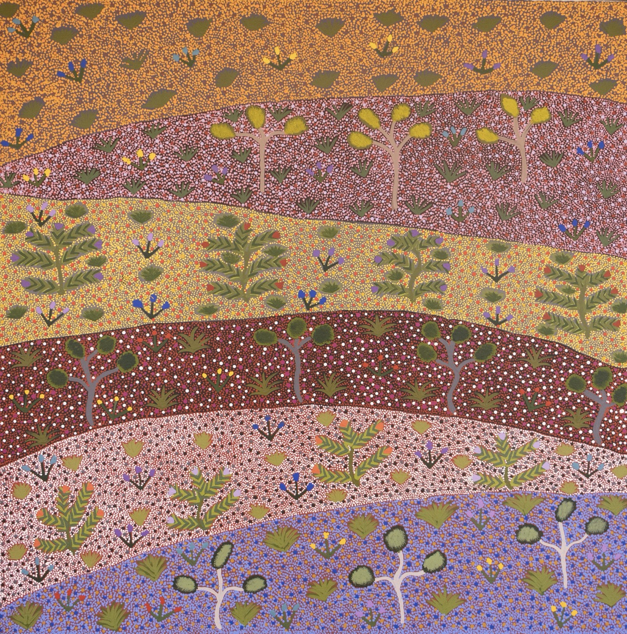 Beverly Pula Luck - My Mother's Country - Painting - Beverly Pula Luck