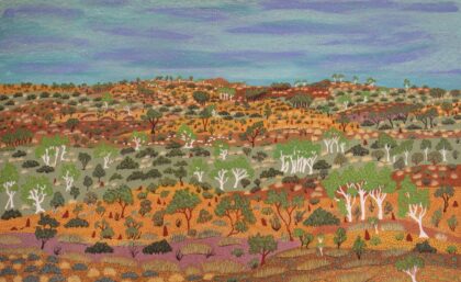 Levina Pitjara Morton - My Country - Painting - Levina Pitjara Morton