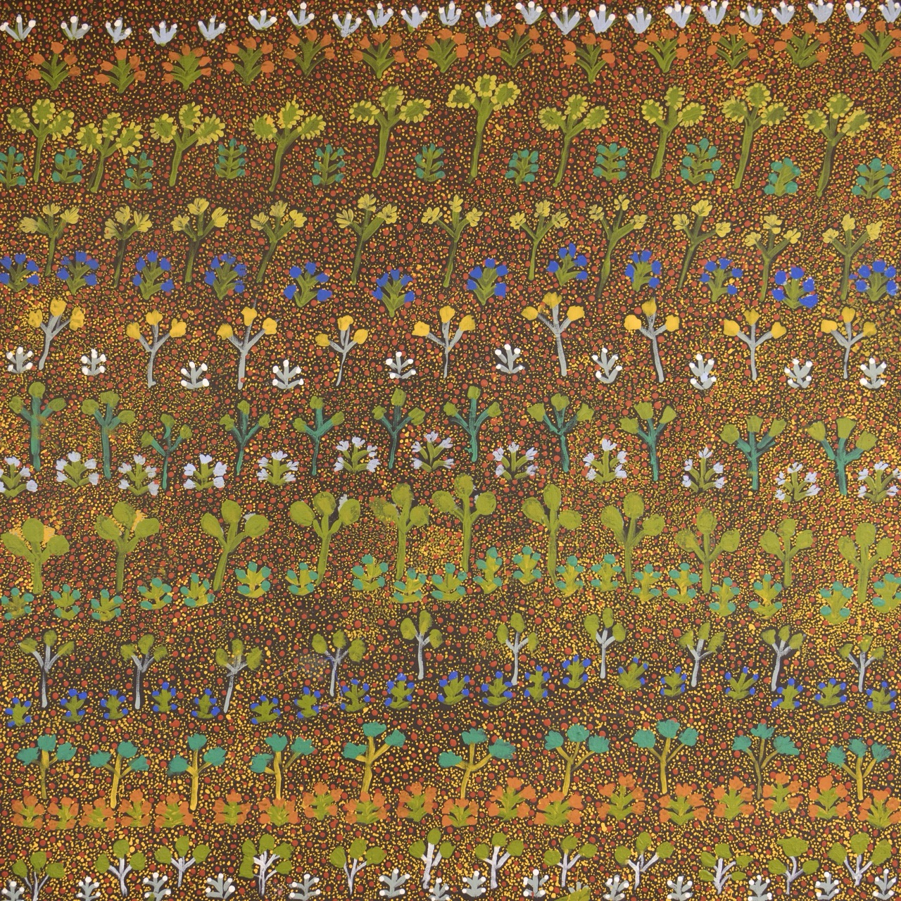 Rosie Kemarre Morton - My Father's Country and Bush Medicine - Painting - Rosie Kemarre Morton