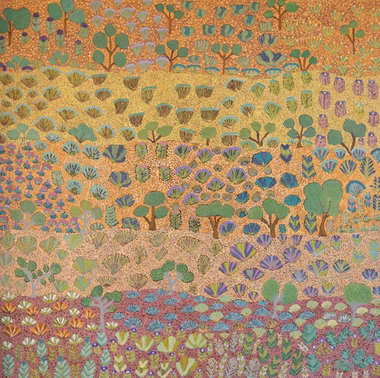 Julieanne Ngwarraye Morton - My Country, My Bush Medicine - Painting - Julieanne Ngwarraye Morton