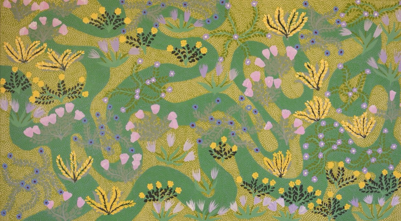 Kathleen Nanima Rambler - Creek Bed Running - Painting - Kathleen Nanima Rambler