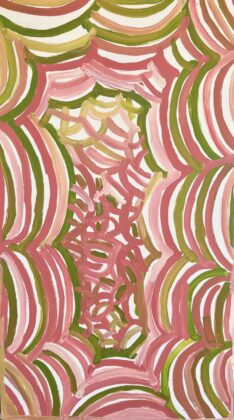 Maisie Petyarre Bundey - Anhelengkw (Emu) Dreaming - Painting - Maisie Petyarre  Bundey
