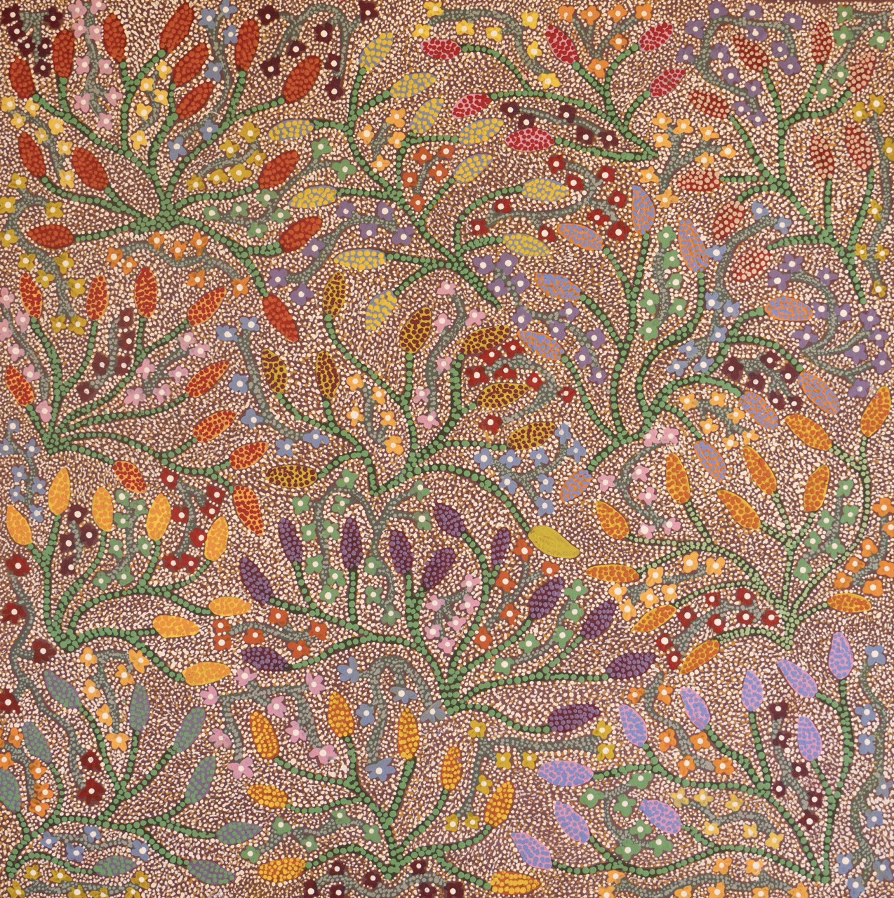 Edie Kemarre Holmes - Arratherrk (Bush Flower) - Painting - Edie Kemarre Holmes