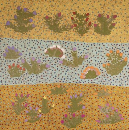 Jessie Pula Luck - My Bush Medicine Plants - Painting - Jessie Pula Luck