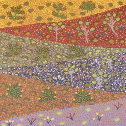 Beverly Pula Luck - My Mother's Country - Painting - Beverly Pula Luck
