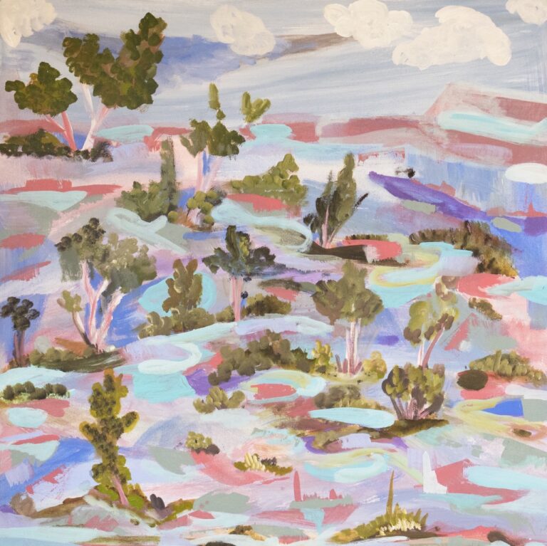 Elizabeth Ngwarraye Bonney - Flowers and Fairies - Painting - Elizabeth Ngwarraye  Bonney