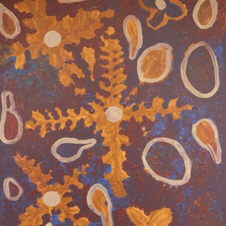 Maisie Petyarre Bundey - Bush Tucker - Painting - Maisie Petyarre  Bundey